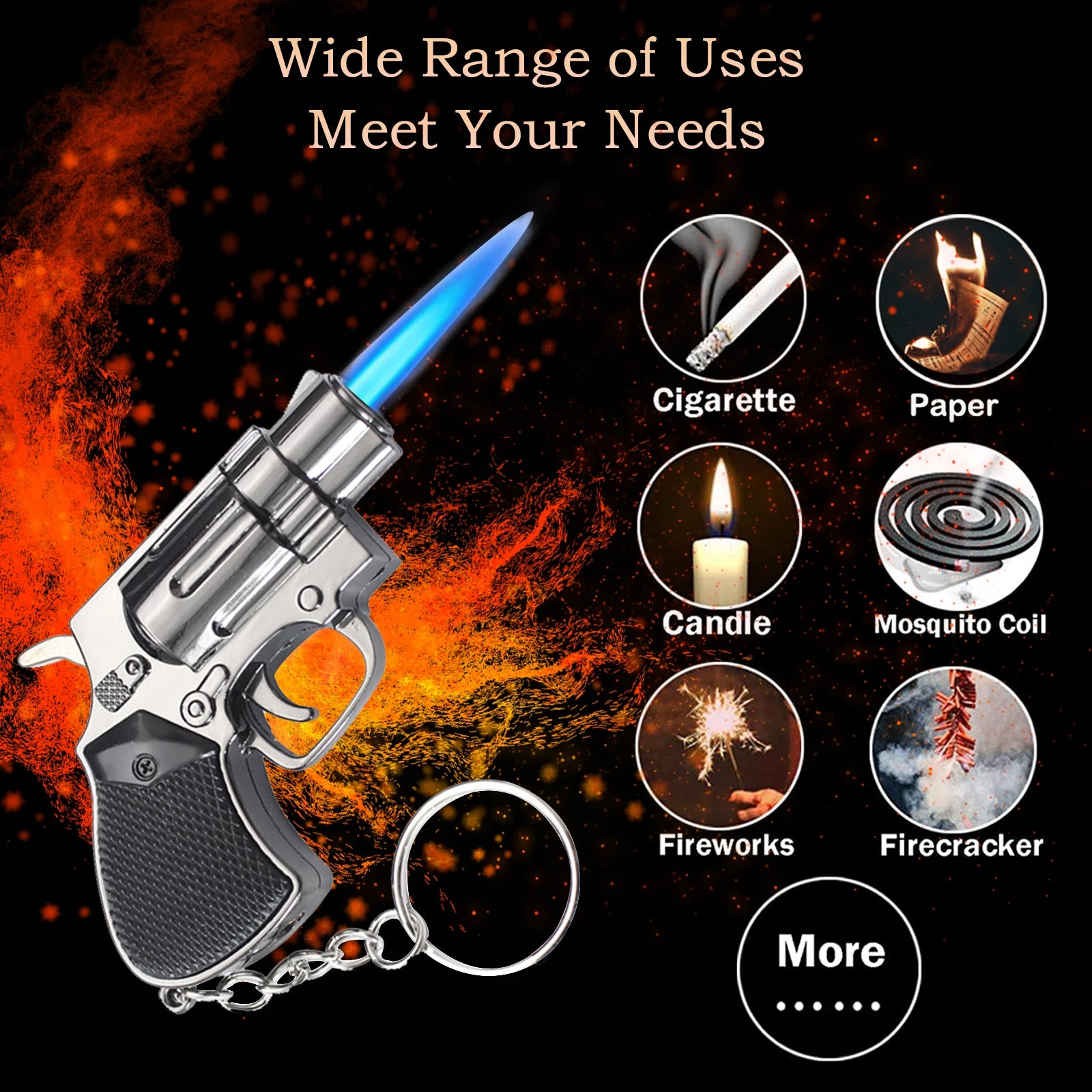 Cool Windproof Jet Flame Torch Lighter