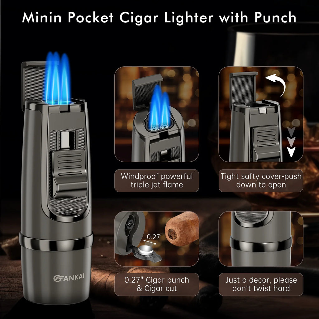 Cigar Lighter and Cutter Set