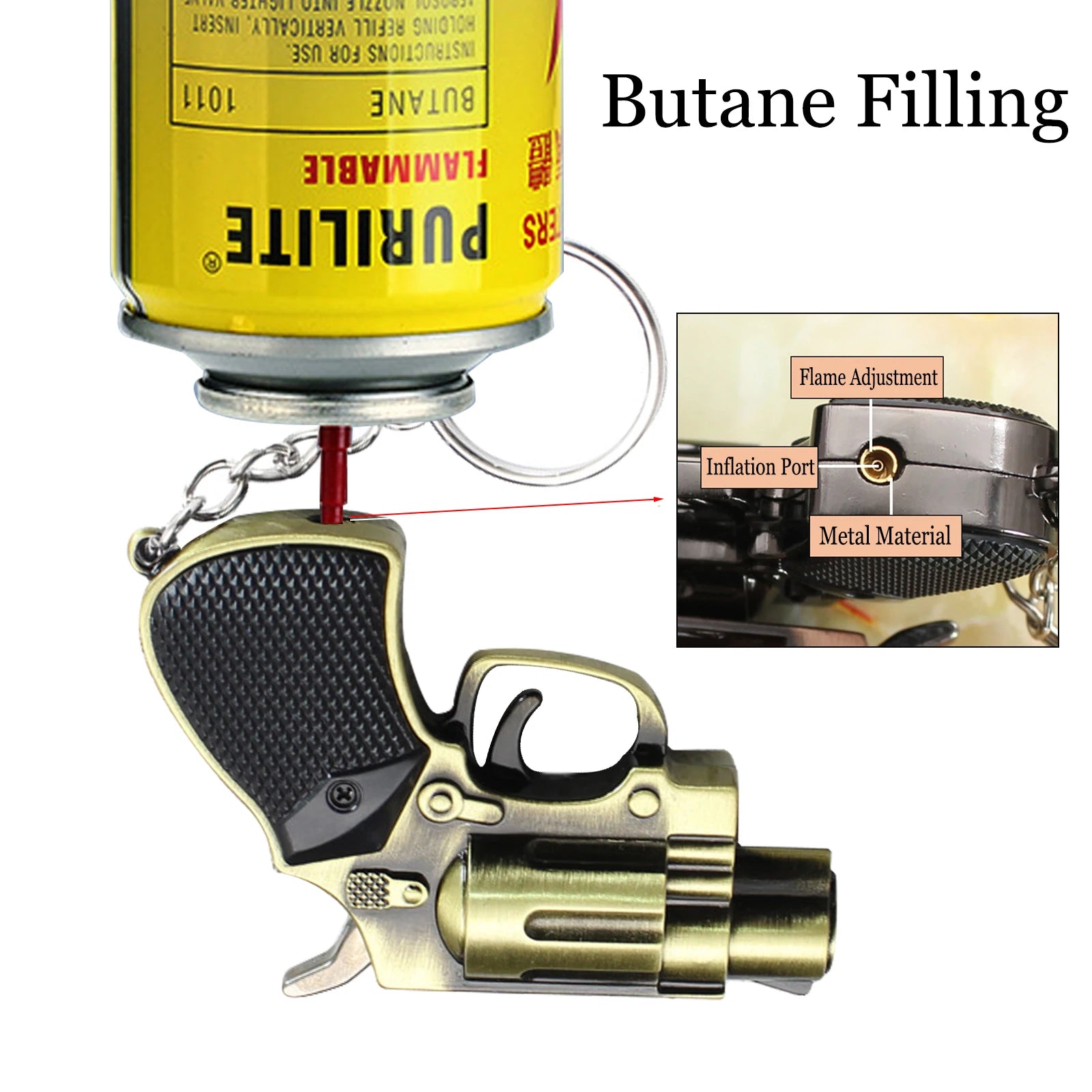 Cool Windproof Jet Flame Torch Lighter
